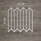 Ekena Millwork Large Conroe Decorative Fretwork Wall Panels in Architectural Grade PVC, 23 3/8"W x 23 3/8"H x 3/8"T WALP24X24CRE - alternate 3